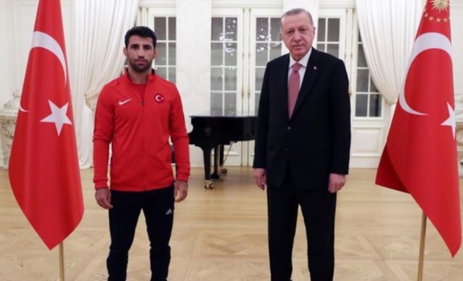 Cumhurbaşkanı, Şanlıurfalı sporcuyu ödüllendirdi