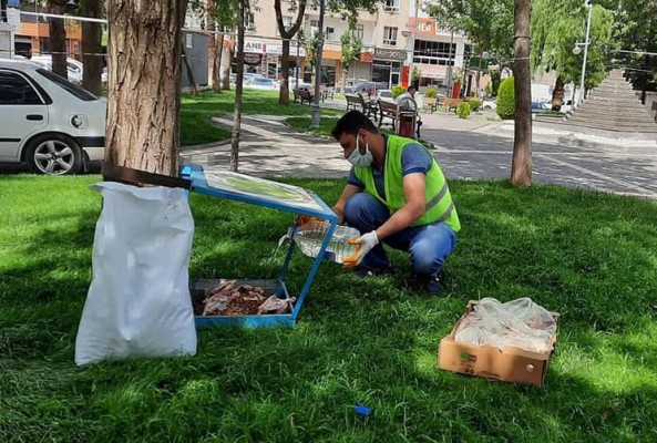 Siverek'te sokak dostları unutulmadı