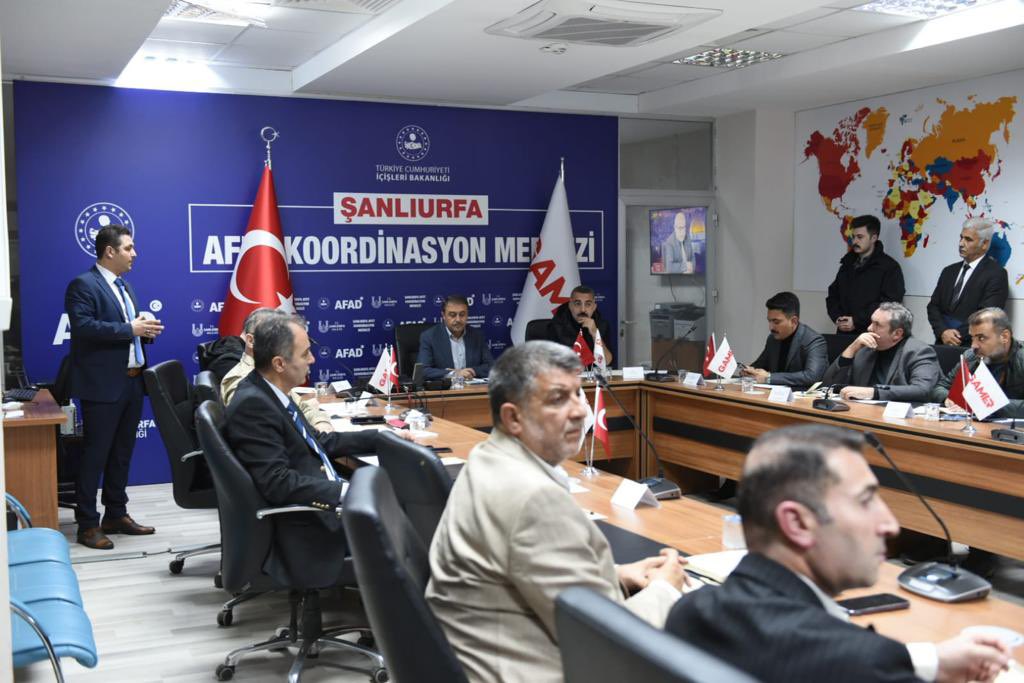 Şanlıurfa'da şiddetli yağışlara karşı tedbirler değerlendirildi