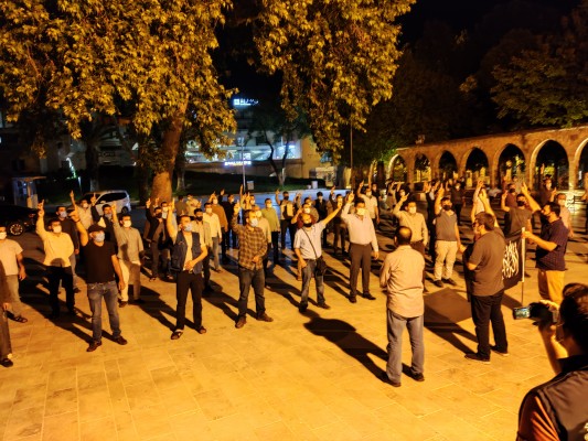 Şanlıurfa’da İsrail protestosu