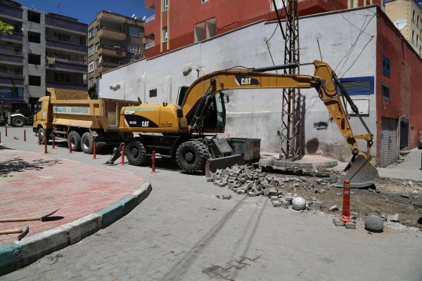 Haliliye'de yol çalışmaları