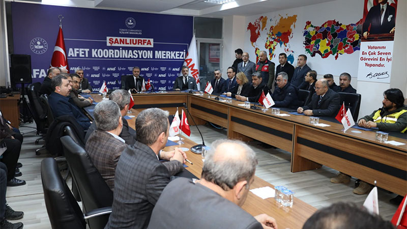 Şanlıurfa'da depremin birinci yılında değerlendirme toplantısı yapıldı