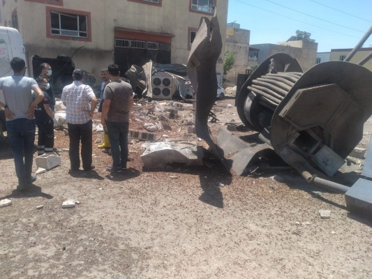 Şanlıurfa'da iş yerinde patlama: 2 yaralı