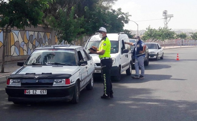 Şanlıurfa'da kısıtlama denetimi