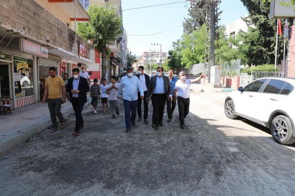 Canpolat, asfalt hazırlığını inceledi