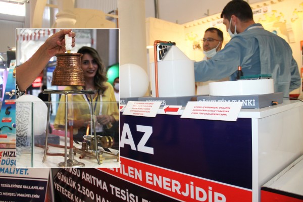 Biyogazla kahve pişiriyorlar