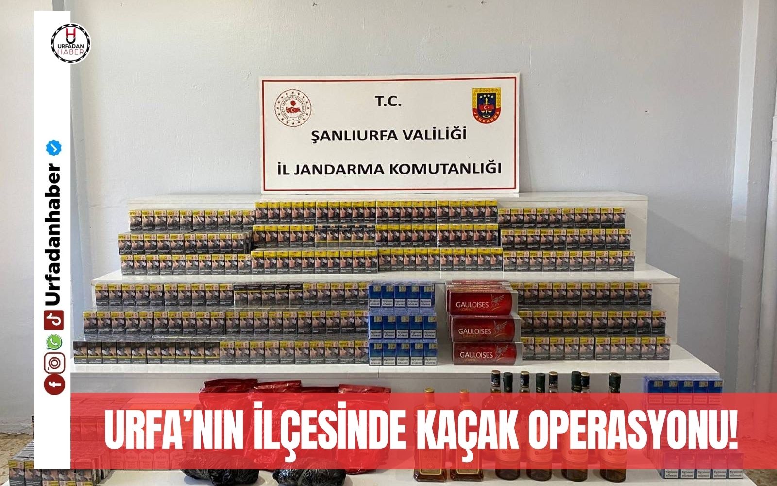 Urfa’nın ilçesinde kaçak operasyonu!