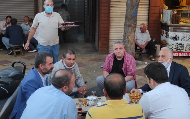 Fakıbaba esnafın sorunlarını dinledi