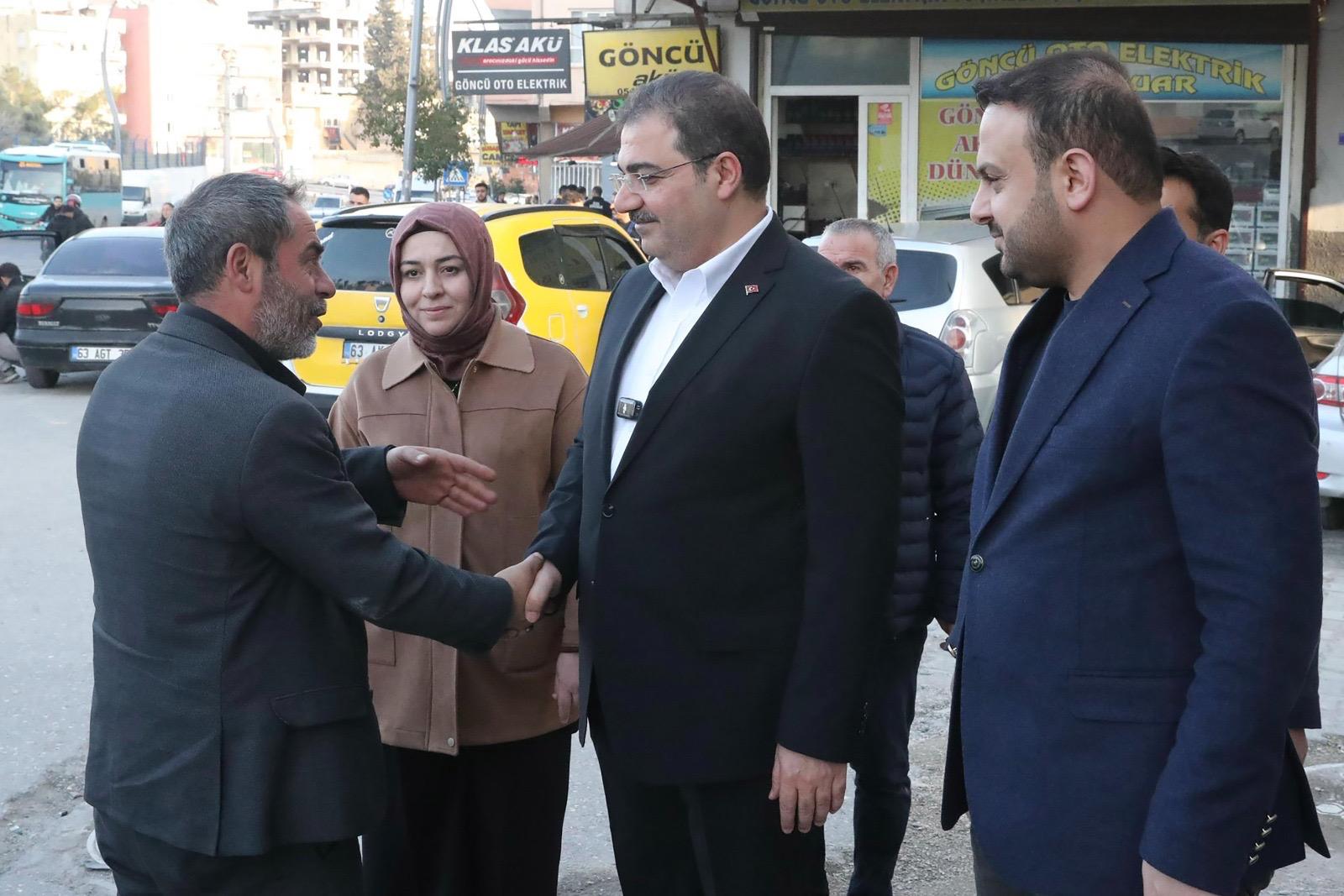 Canpolat ve AK Parti İlçe Yönetimi vatandaşlarla buluştu!
