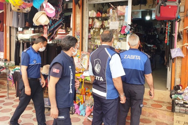 Viranşehir'de iş yerleri denetlendi