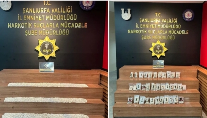 Şanlıurfa’da uyuşturucu operasyonu: 34 bin Captagon hap ele geçirildi