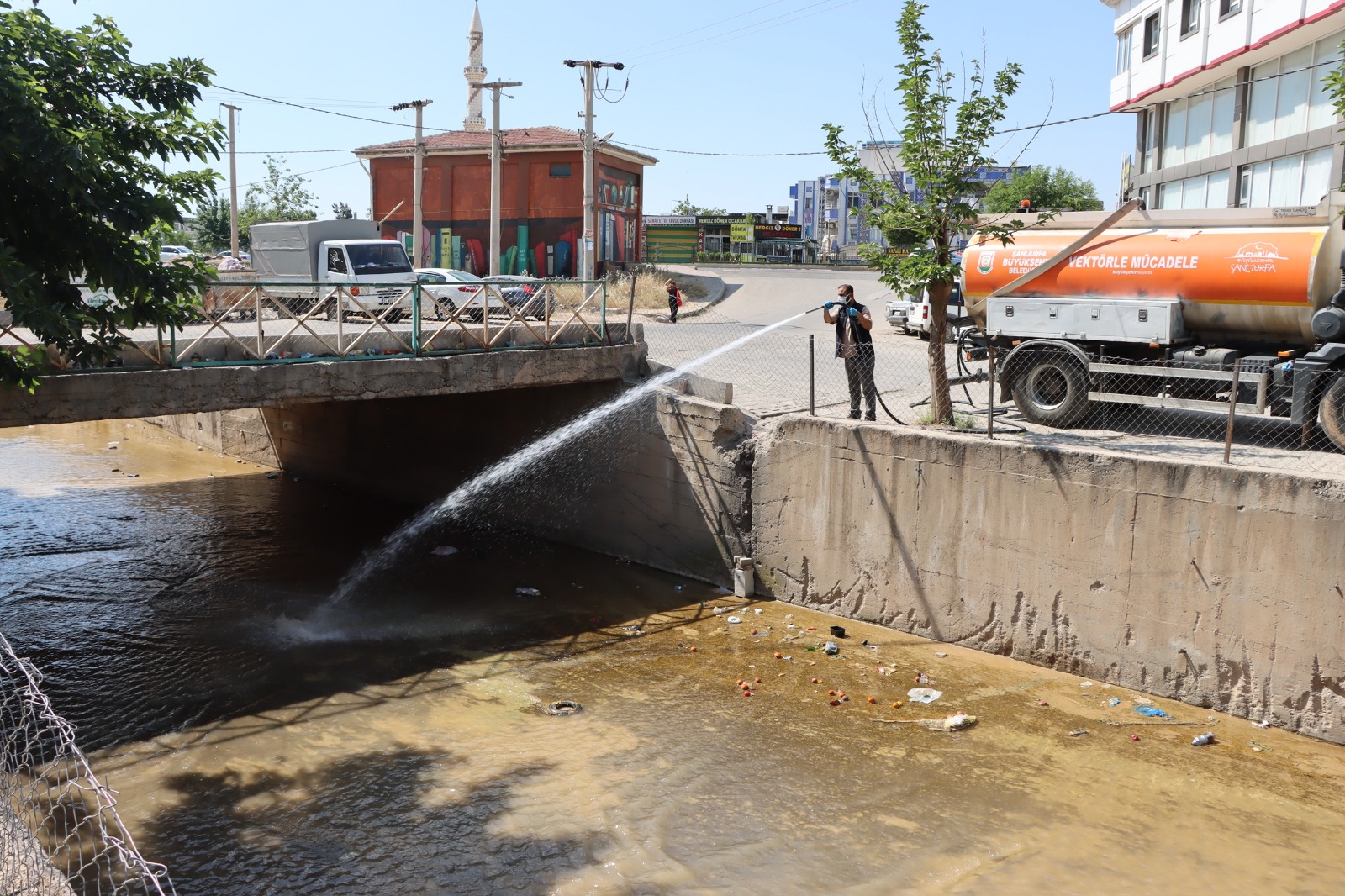 ŞANLIURFA BÜYÜKŞEHİR BELEDİYESİ’NDEN HAŞERELERE KARŞI YOĞUN MÜCADELE