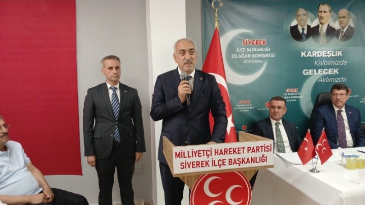 MHP Siverek’te Mahmut Gülel dönemi: Kongreden güç birliği mesajı!