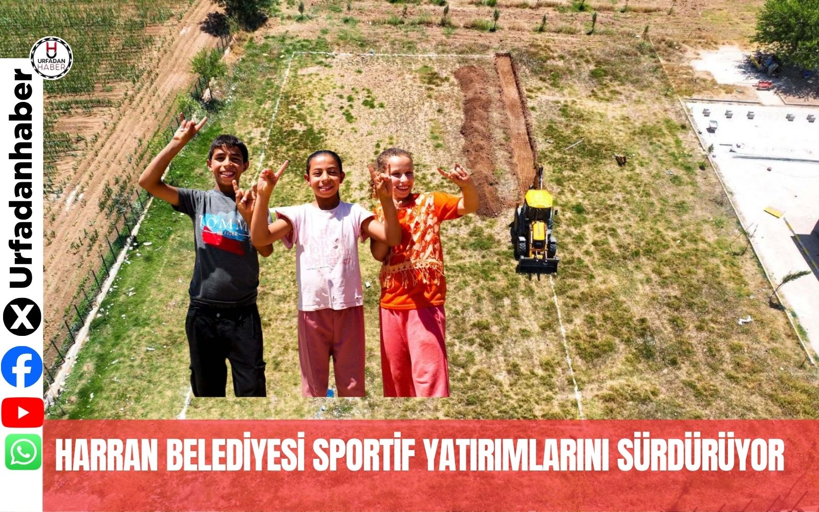 HARRAN BELEDİYESİ SPORTİF YATIRIMLARINI SÜRDÜRÜYOR