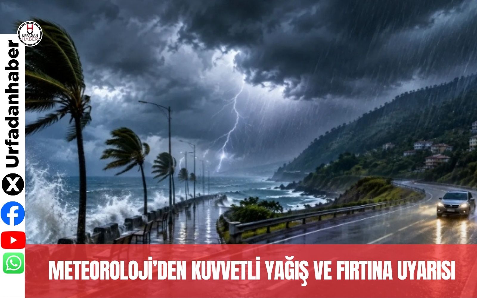 Meteoroloji’den kuvvetli yağış ve fırtına uyarısı