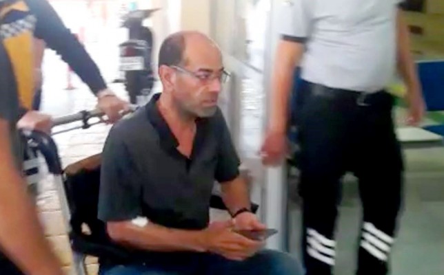 Şanlıurfa'da belediye ait iş aracı devrildi