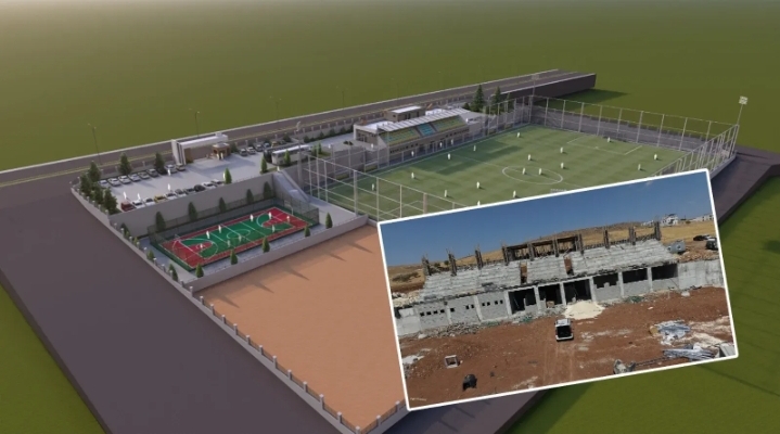 Haliliye’de Amatör Spor Kulüpleri Tesisi hızla yükseliyor