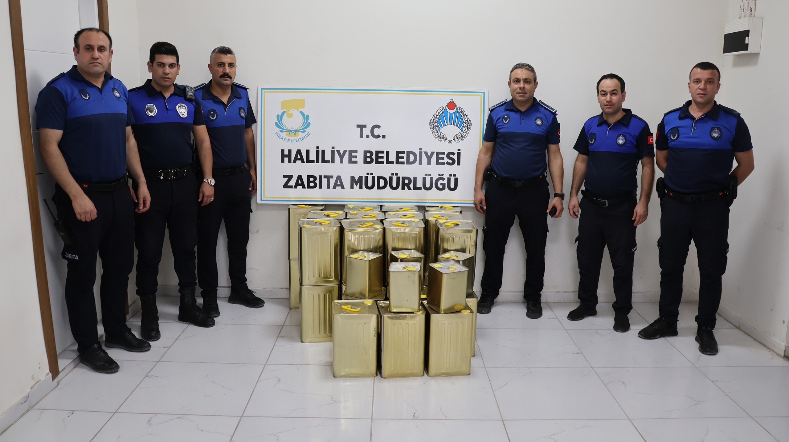 HALİLİYE BELEDİYESİ’NDEN DENETİM: 875 KİLO SADE YAĞA EL KONULDU