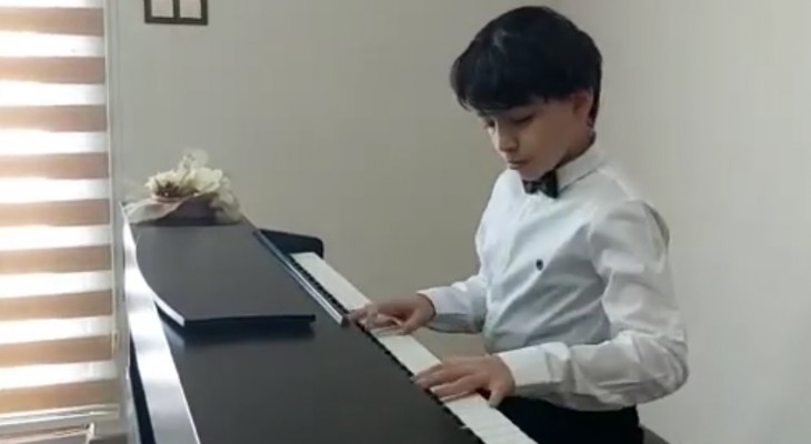 Şanlıurfalı küçük piyanist 1’inci oldu