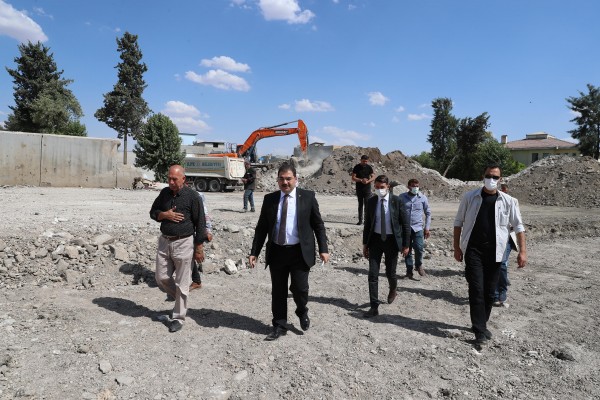 Sancaktar Mahallesi'ndeki proje için düğmeye basıldı