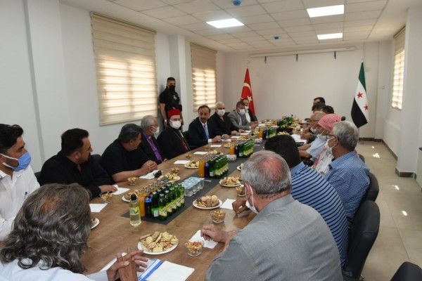 Erin, Resulayn’daki Süryani cemaatiyle buluştu