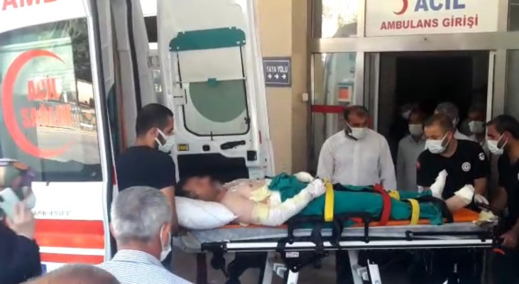 Elektrik akımına kapılan şahıs ağır yaralandı