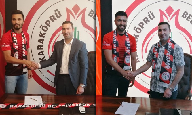 Karaköprü’de 2 transfer