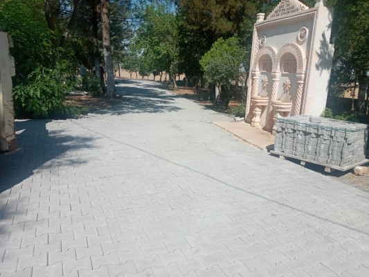 Aslan Baba Türbesi’nin çevre düzenlemesi yapılıyor