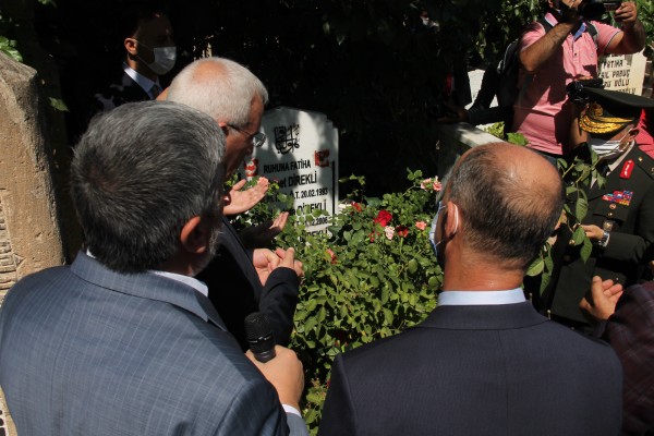 15 Temmuz şehidi, mezarı başında anıldı