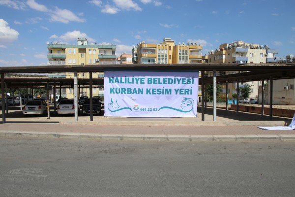 Haliliye’de kurban satış ve kesim yerleri belirlendi
