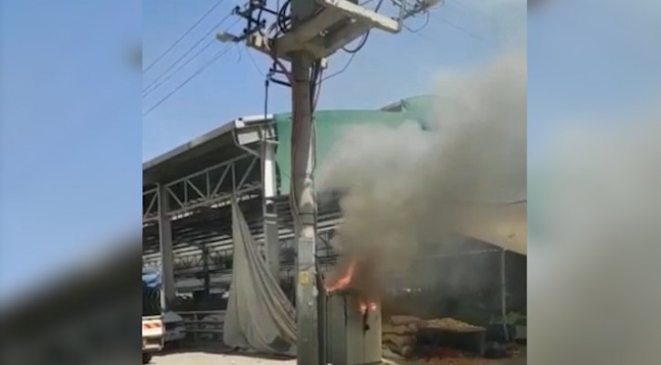 Eyyübiye’de elektrik trafosunda patlama  