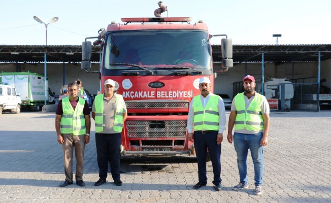 Akçakale'den Manavgat’a destek