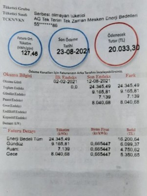 DEDAŞ boş eve 20 bin liralık fatura kesti!