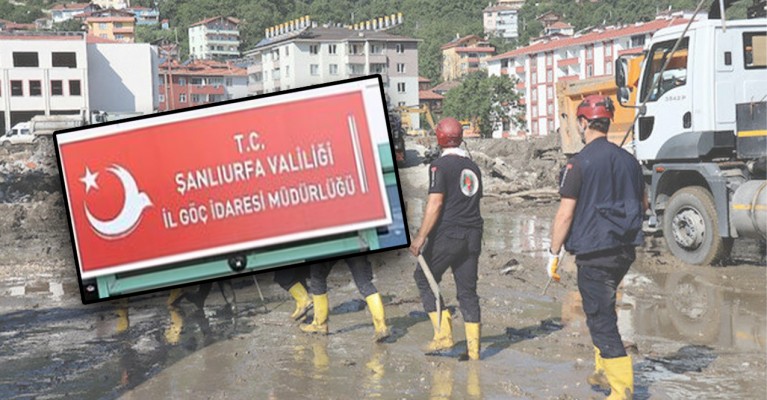İl Göç İdaresi’nin hasta personelleri sel bölgesine gönderdiği iddiası