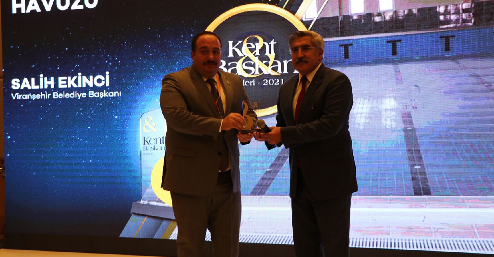 Ekinci, havuz projesi ile ödüle layık görüldü