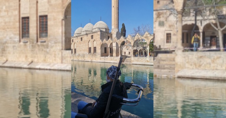 Şifa arayan genç kızın duygu dolu Balıklıgöl buluşması