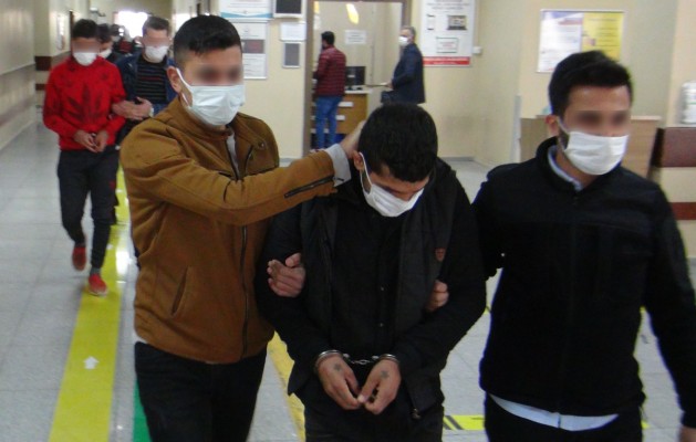 Şanlıurfa’da yakalanan 3 terörist adliyeye sevk edildi