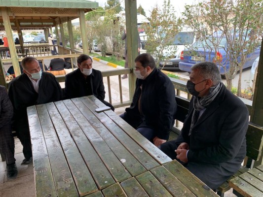 Canpolat, Pazarcılar Dernek Başkanı’na başsağlığı diledi