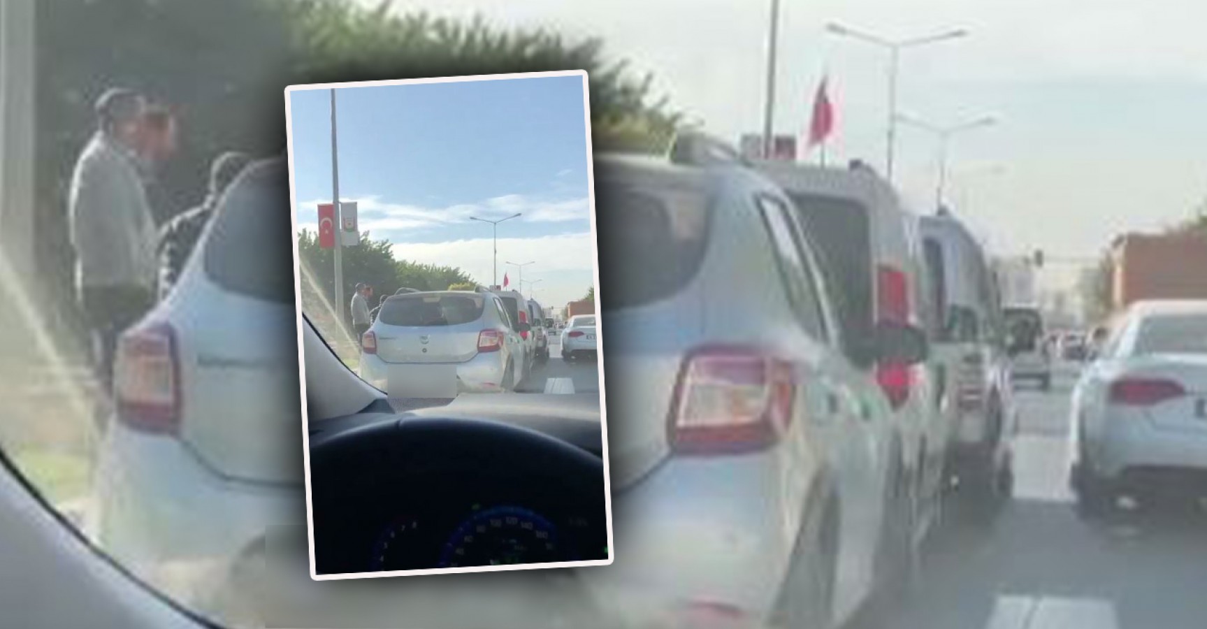 Urfa’da 3 araç birbirine girdi!