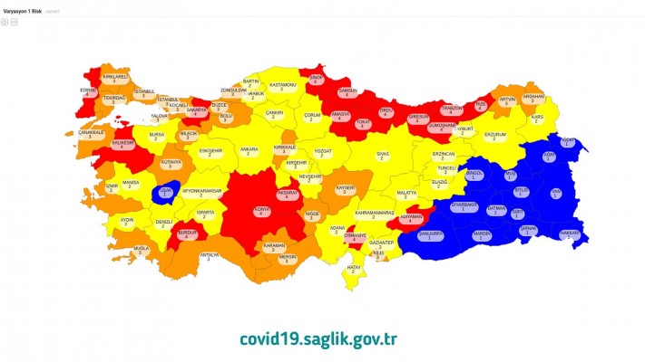 Şanlıurfa düşük riskli il oldu