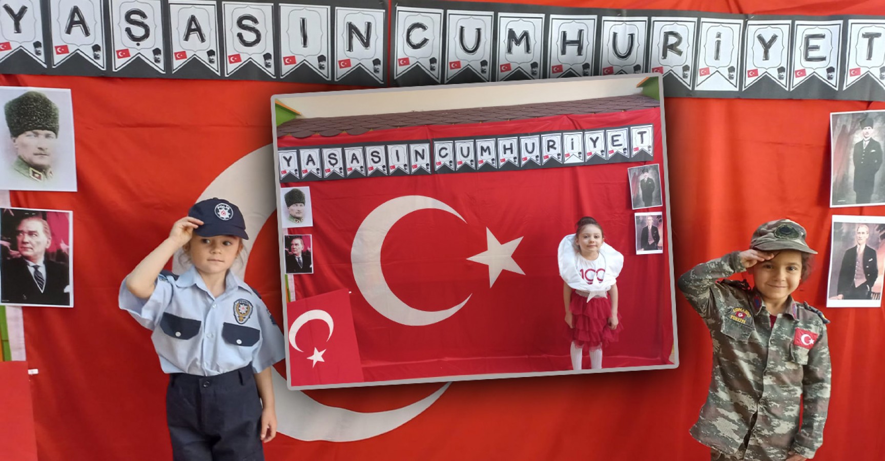 Ana sınıfı öğrencileri Cumhuriyet Bayramını kutladı