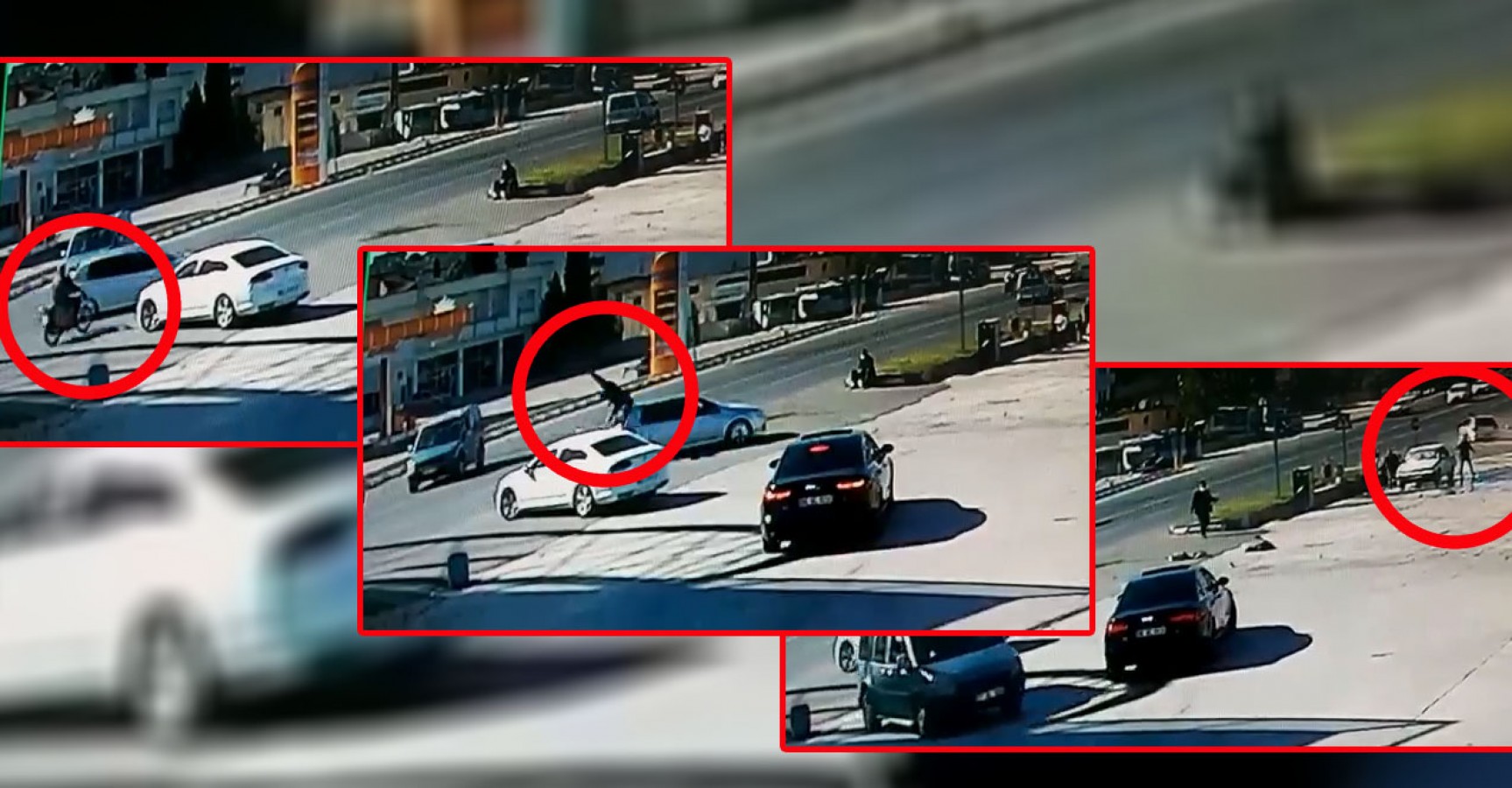 Kaza saniye saniye görüntülendi! İşte o anlar