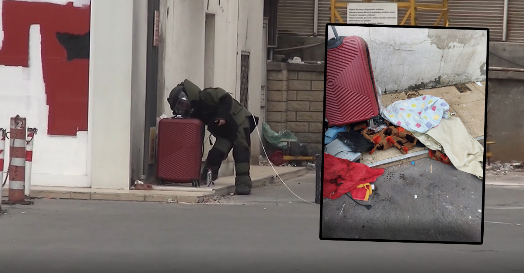 Akaryakıt istasyonunda şüpheli paket alarmı