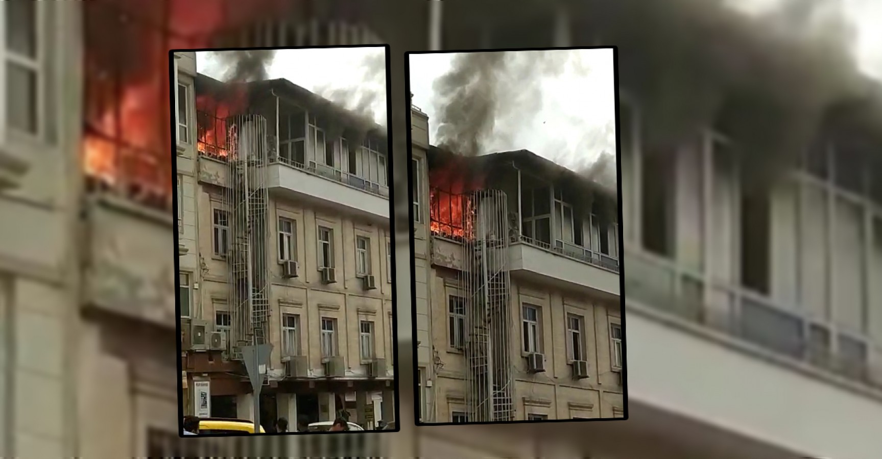 Korkutan yangın! Otel boşaltıldı