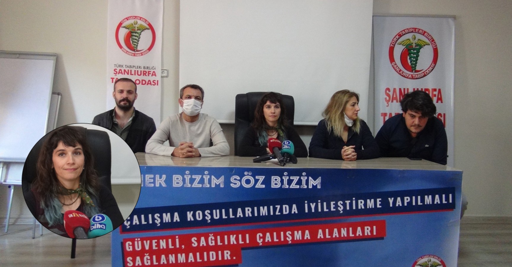 Sağlık çalışanları güvenli çalışma ortamı istedi
