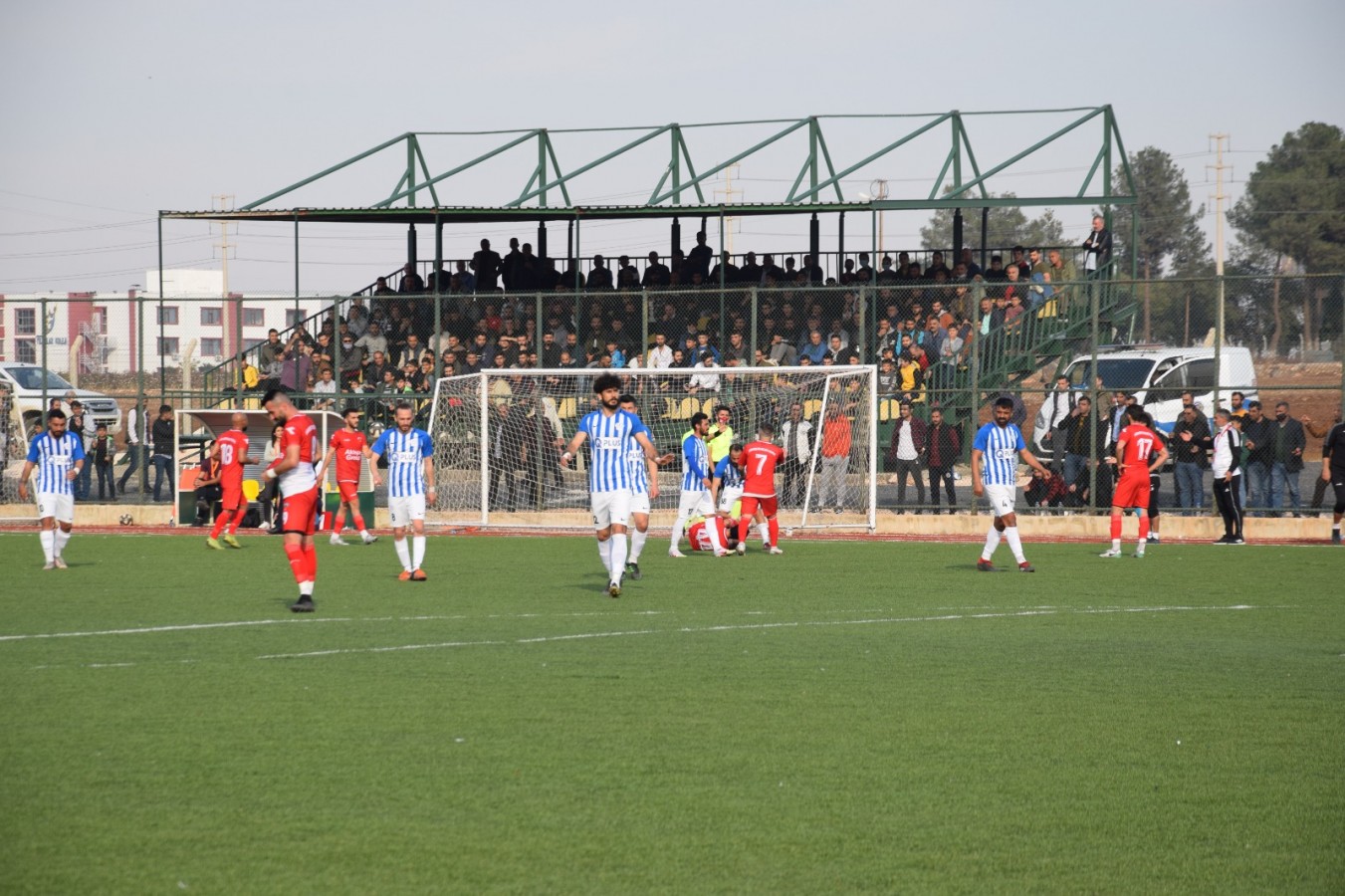 Viranşehir Belediyespor müsabakadan galip ayrıldı