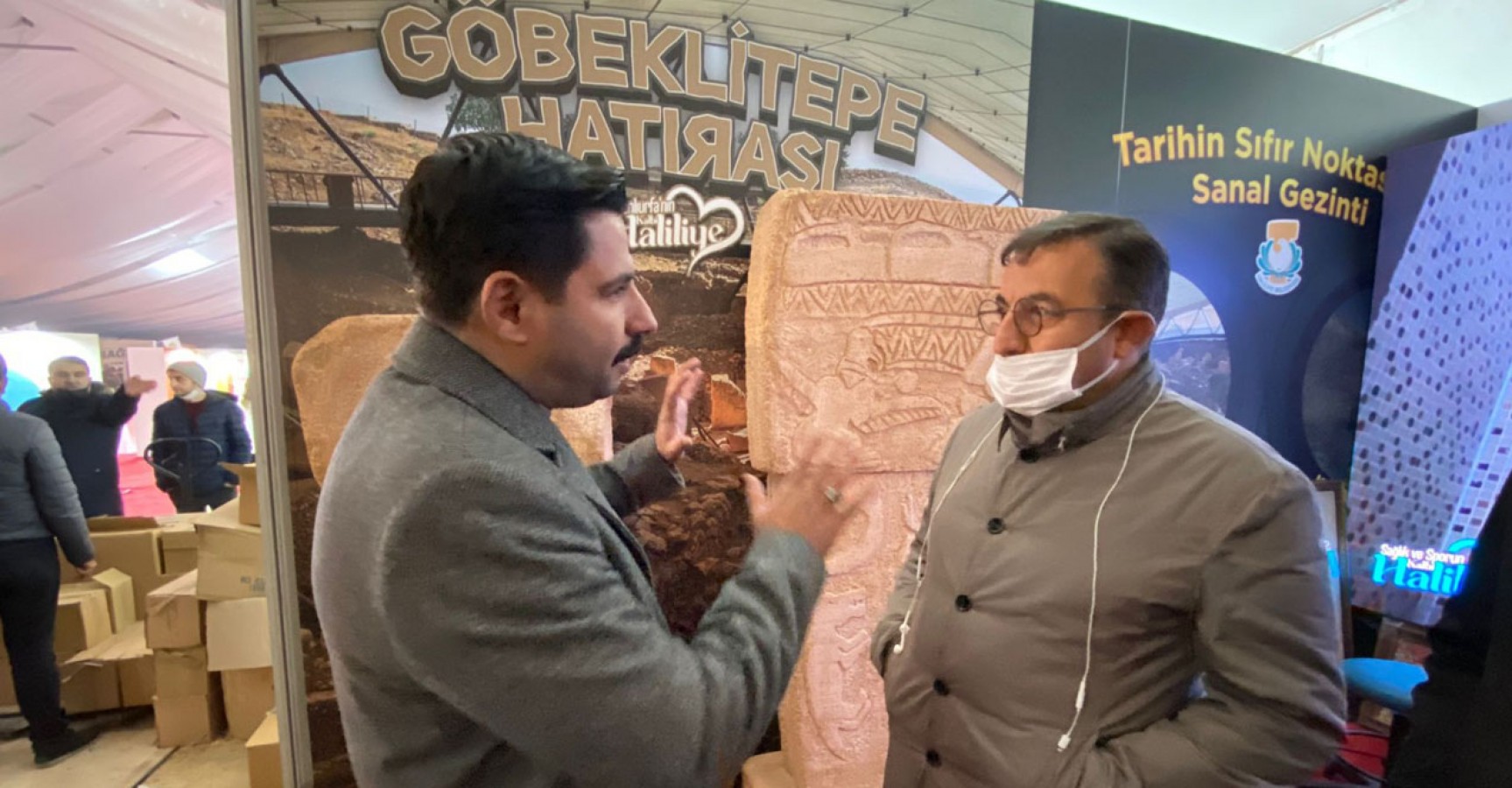 Haliliye Belediyesi standına Cumhurbaşkanlığı yetkilisinden ziyaret