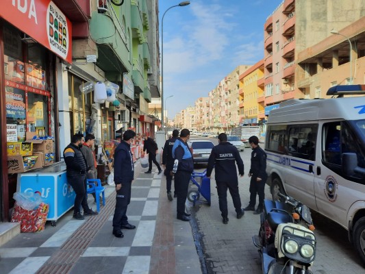 Viranşehir’de ‘kaldırım işgali’ denetimi yapıldı
