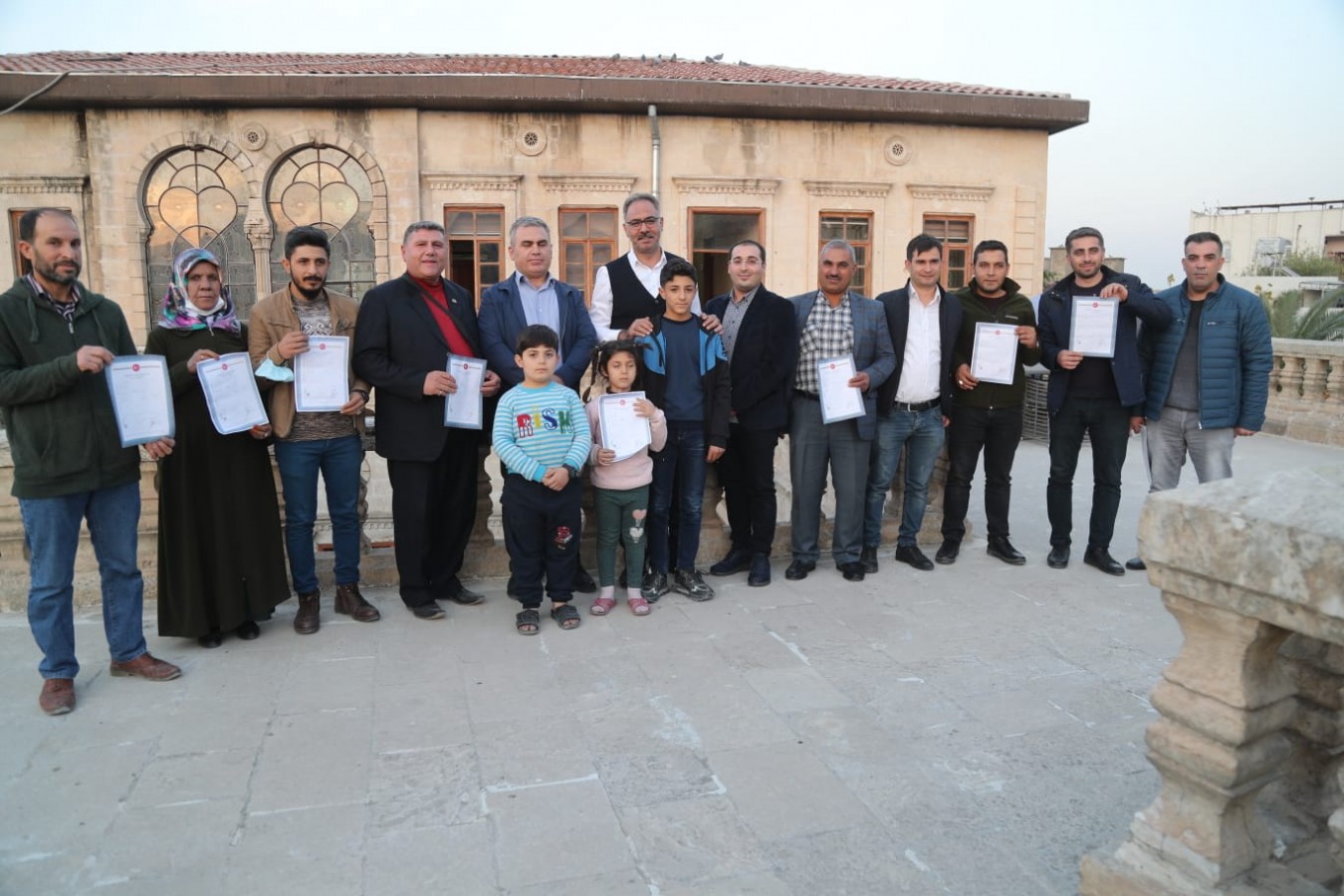 Eyyübiye'de 150 aile tapularına kavuştu