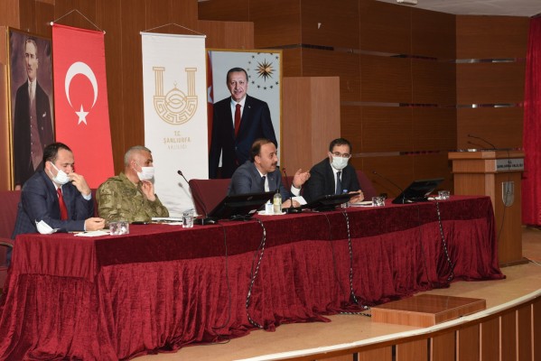 Şanlıurfa'da salgınla ilgili veriler değerlendirildi